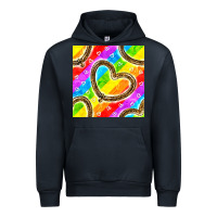 Navy Pride lgbtq leopard heart balloons pattern Urban Hoodie - BundleAndBundleShop