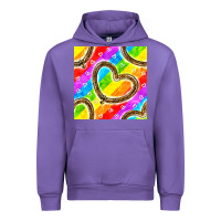 Tulip Pride lgbtq leopard heart balloons pattern Urban Hoodie - BundleAndBundleShop