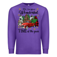 Purple its the most wonderful time of the year Premium Sweatshirt - CowGirlArtShop