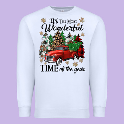 Its The Most Wonderful Time Of The Year Premium Sweatshirt Designed By Cowgirlartshop
