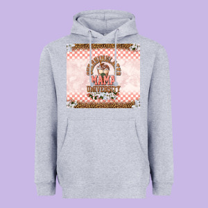 Oversimulated Mama University Heavyweight Hoodie Designed By Tumblerdesignbyshophia