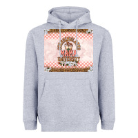 Heather Grey Oversimulated mama university Heavyweight Hoodie - TumblerDesignByShophia