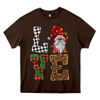 Chocolate Brown love gnomes Heavy Core Tee - BarkalooDesign