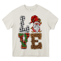 Cream love gnomes Heavy Core Tee - BarkalooDesign
