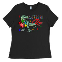 Black autism rex Ladies Tee - CowhideDigitalArt