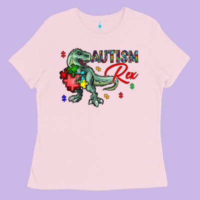 Autism Rex Ladies Tee Designed By Cowhidedigitalart