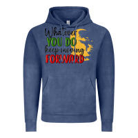 Vintage Denim whatever you do keep moving forward martin luther Vintage Hoodie - MaliasSmallBusiness
