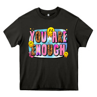 Asphalt you are enough Heavy Core Tee - JahusDesignShop