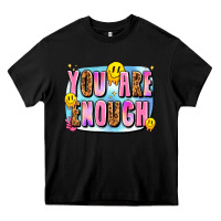 Black you are enough Heavy Core Tee - JahusDesignShop