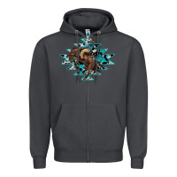 Smoke western cowboy Zipper Hoodie - RanaPortraitStore