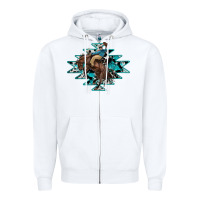 White western cowboy Zipper Hoodie - RanaPortraitStore