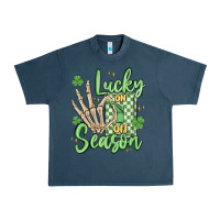 Midnight Navy lucky season Urban Heavy Tee - MaliasSmallBusiness