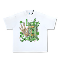 White lucky season Urban Heavy Tee - MaliasSmallBusiness