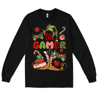 Black the gamer elf Long Sleeve Tee - MaliasSmallBusiness