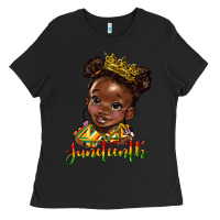 Black juneteenth black girl Ladies Tee - HRA Design Shop