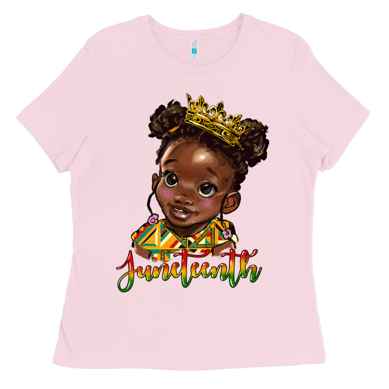 Juneteenth Black Girl Ladies Tee by HRA Design Shop | Teevron