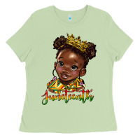 Matcha juneteenth black girl Ladies Tee - HRA Design Shop
