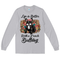 Moon Dust life is better with a french bulldog Long Sleeve Tee - JahusDesignShop