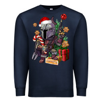 Navy Christmas gnome Premium Sweatshirt - CowGirlArtShop
