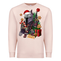 Pale Pink Christmas gnome Premium Sweatshirt - CowGirlArtShop