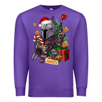 Purple Christmas gnome Premium Sweatshirt - CowGirlArtShop