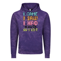 Cloud Purple i came i saw i had anxiety so i left Vintage Hoodie - MaliasSmallBusiness
