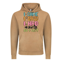 Vintage Camel i came i saw i had anxiety so i left Vintage Hoodie - MaliasSmallBusiness