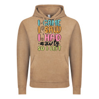 Vintage Coffee i came i saw i had anxiety so i left Vintage Hoodie - MaliasSmallBusiness