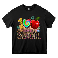 Black 100 days of school Heavy Core Tee - AdoDesignShop