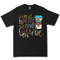 Black coffee and grace Premium Tee - JahusDesignShop