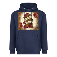 Navy fear is temporary regret is forever Heavyweight Hoodie - TumblerDesignByShophia