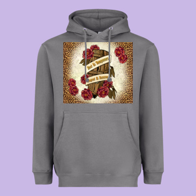 Fear Is Temporary Regret Is Forever Heavyweight Hoodie Designed By Tumblerdesignbyshophia