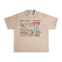 French Oak biliteral coordintiom Urban Heavy Tee - MaliasSmallBusiness