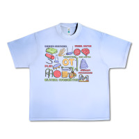 Grape Ice biliteral coordintiom Urban Heavy Tee - MaliasSmallBusiness