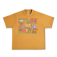 Peanut Butter biliteral coordintiom Urban Heavy Tee - MaliasSmallBusiness