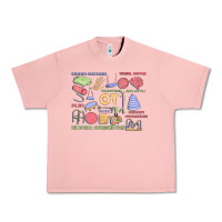 Salmon biliteral coordintiom Urban Heavy Tee - MaliasSmallBusiness