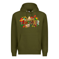 Army Green cinco de mayo teacher Premium Hoodie - CowGirlArtShop