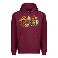 Burgundy cinco de mayo teacher Premium Hoodie - CowGirlArtShop