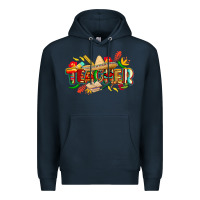 Navy cinco de mayo teacher Premium Hoodie - CowGirlArtShop