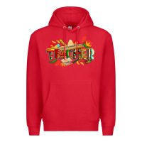 Red cinco de mayo teacher Premium Hoodie - CowGirlArtShop