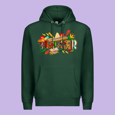 Cinco De Mayo Teacher Premium Hoodie Designed By Cowgirlartshop