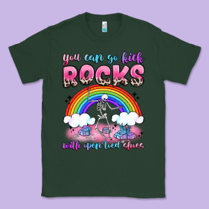 You Can Go Kick Rocks With Open Toed Shoes Classic Tee Designed By Jahusdesignshop