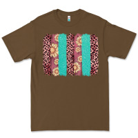 Cacao valentine's day floral leopard brushstroke Premium Tee - AdoDesignShop