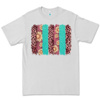 Dove Grey valentine's day floral leopard brushstroke Premium Tee - AdoDesignShop
