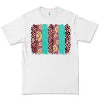 White valentine's day floral leopard brushstroke Premium Tee - AdoDesignShop
