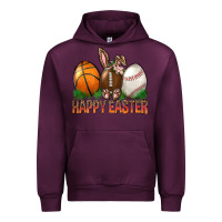 Mauve Wine Happy Easter Sports Urban Hoodie - BundleAndBundleShop