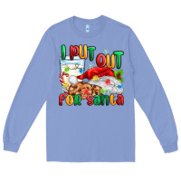 Colony Blue i put out for santa Long Sleeve Tee - MaliasSmallBusiness