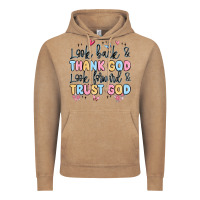 Vintage Coffee look back and thank god look forward and trust god Vintage Hoodie - MaliasSmallBusiness