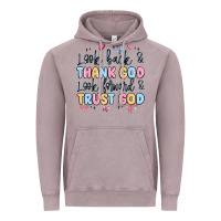 Vintage Zinc look back and thank god look forward and trust god Vintage Hoodie - MaliasSmallBusiness