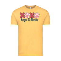 Vintage Mustard xoxo hugs and kisses Vintage Tee - MaliasSmallBusiness